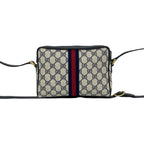 Gucci Vintage Sherry Line GG Logo Pattern Leather Mini Shoulder Bag Pochette — view 3
