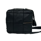 Chanel Choco Bar CC Logo Caviar Leather Handbag Black — view 6