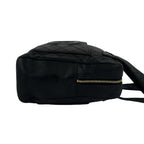 Chanel Vintage Quilted CC Logo Lambskin Leather Handbag Black — view 6