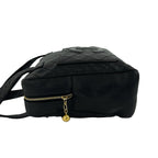Chanel Vintage Quilted CC Logo Lambskin Leather Handbag Black — view 5