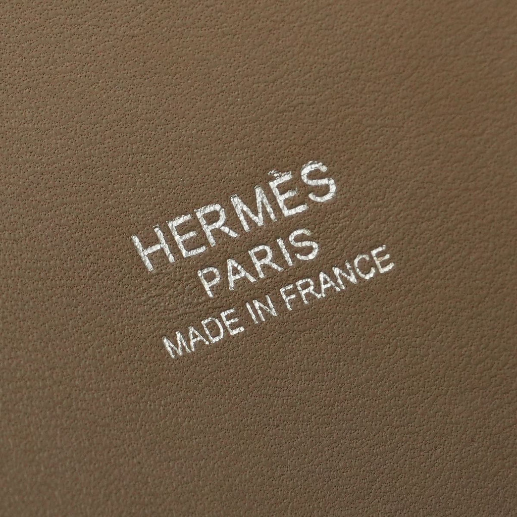 Hermes Bolide 31 Tote Epsom Etoupe Gray Silver Handbag Veau — view 7