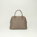Hermes Bolide 31 Tote Epsom Etoupe Gray Silver Handbag Veau