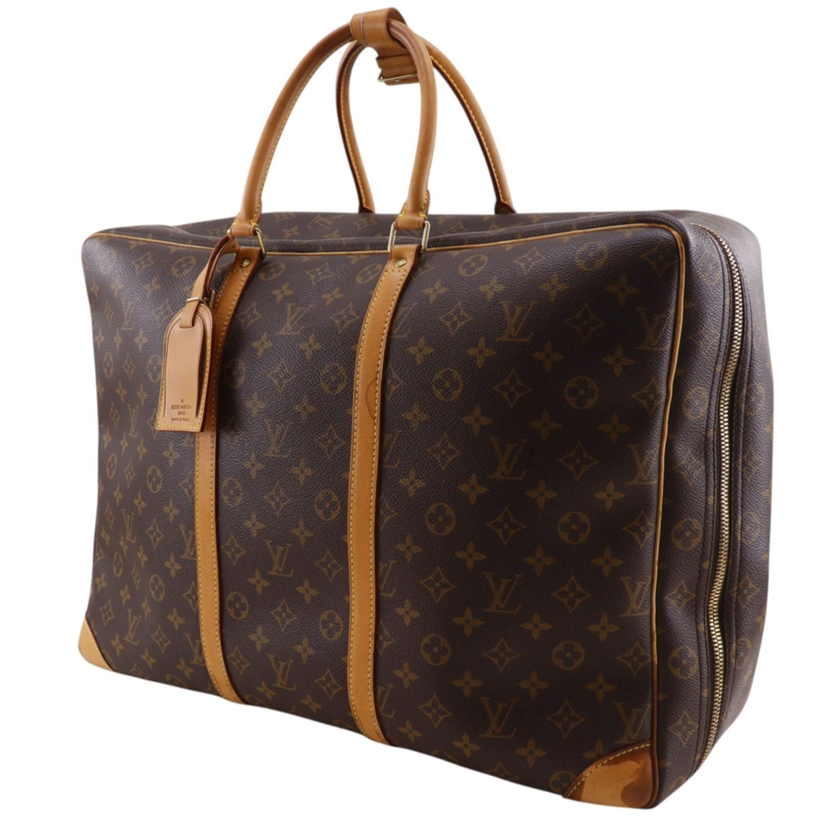 Louis Vuitton Sirius 50 Monogram Canvas Brown Boston Bag — view 2