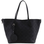 Louis Vuitton Blossom MM Monogram Mahina Noir Black Tote Bag