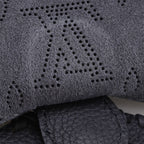 Louis Vuitton Blossom MM Monogram Mahina Noir Black Tote Bag — view 7