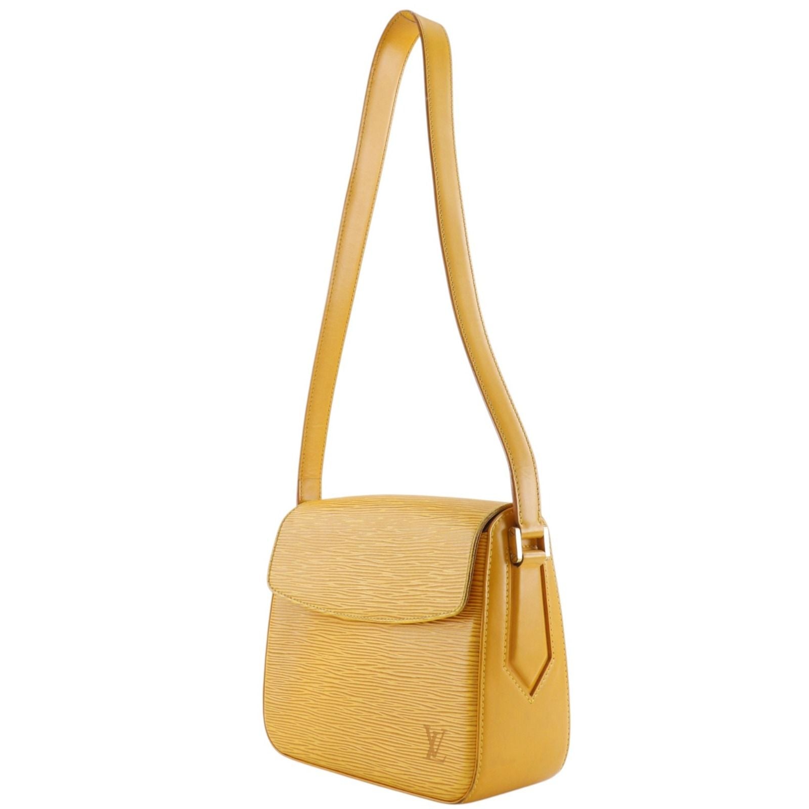 Louis Vuitton Buci Epi Leather Tassili Yellow Shoulder Bag — view 2