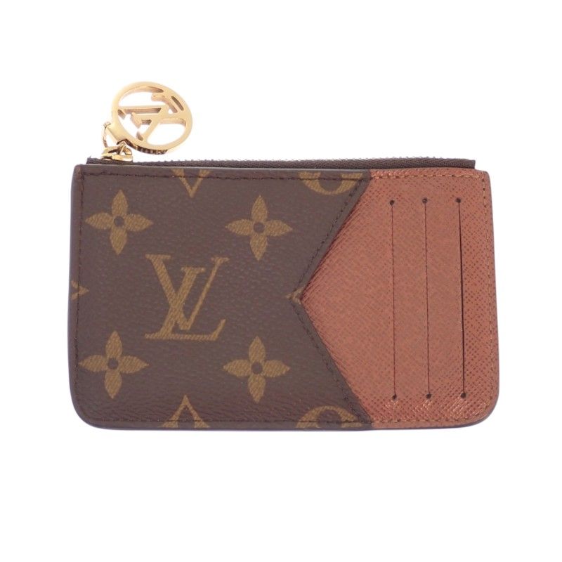 Louis Vuitton Card Case Romy Monogram Reverse Brown Alma Nyack Gold — view 2