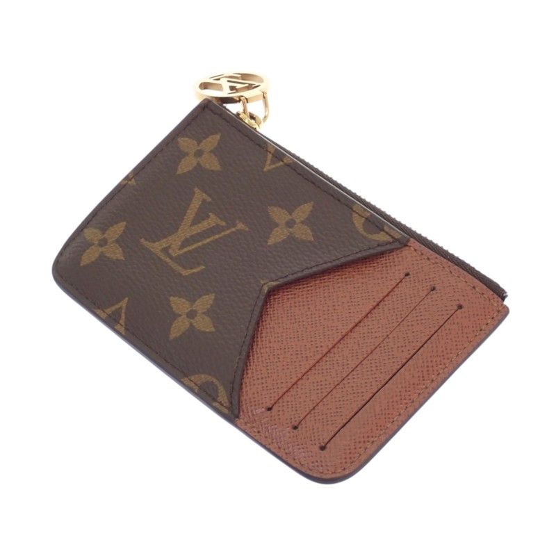 Louis Vuitton Card Case Romy Monogram Reverse Brown Alma Nyack Gold — view 4