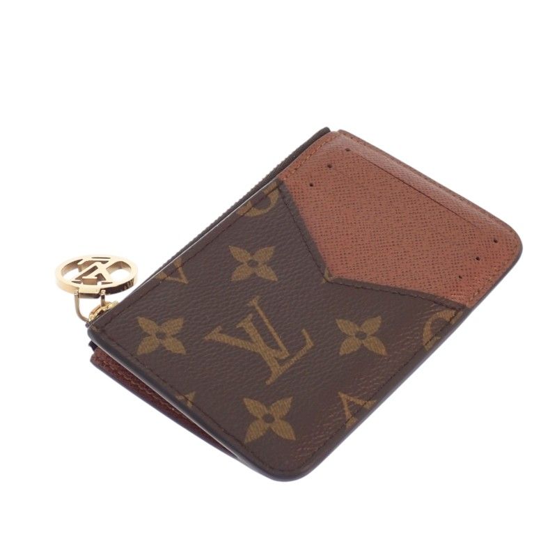 Louis Vuitton Card Case Romy Monogram Reverse Brown Alma Nyack Gold — view 5