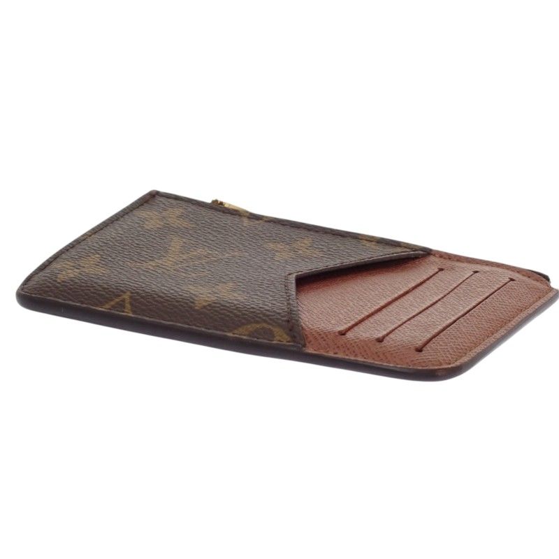 Louis Vuitton Card Case Romy Monogram Reverse Brown Alma Nyack Gold — view 8