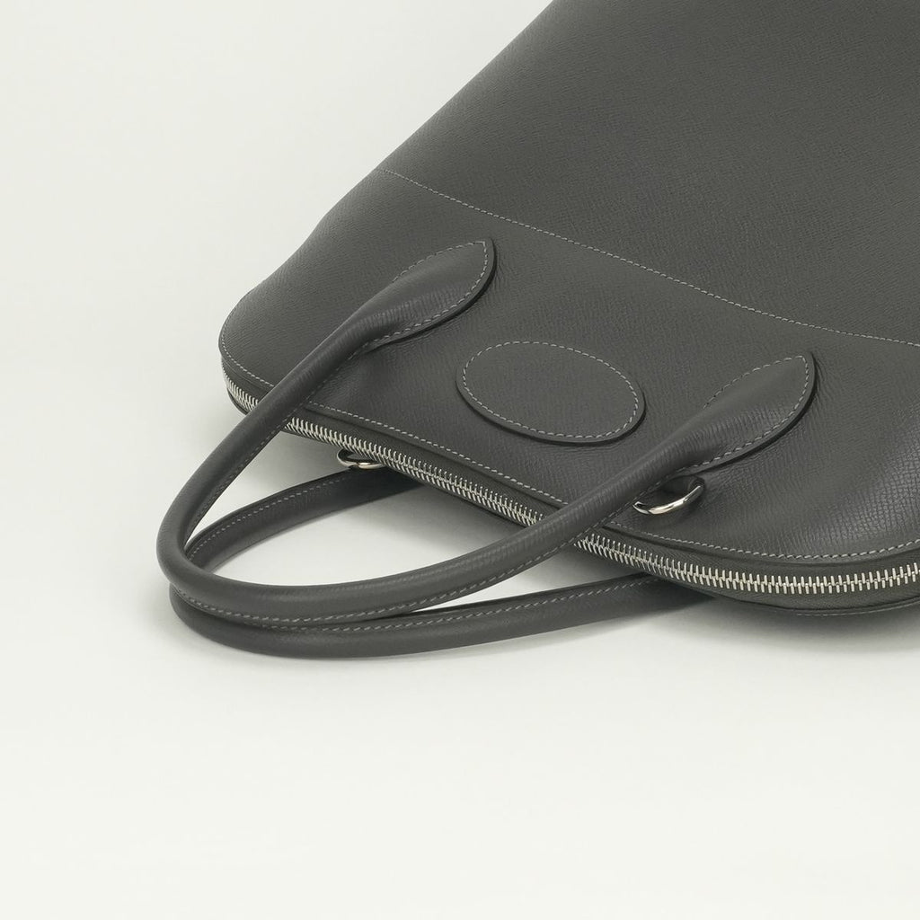 Hermes Bolide 35 Tote Shoulder Bag Epsom Graphite Gray Silver 2-Way Veau — view 4
