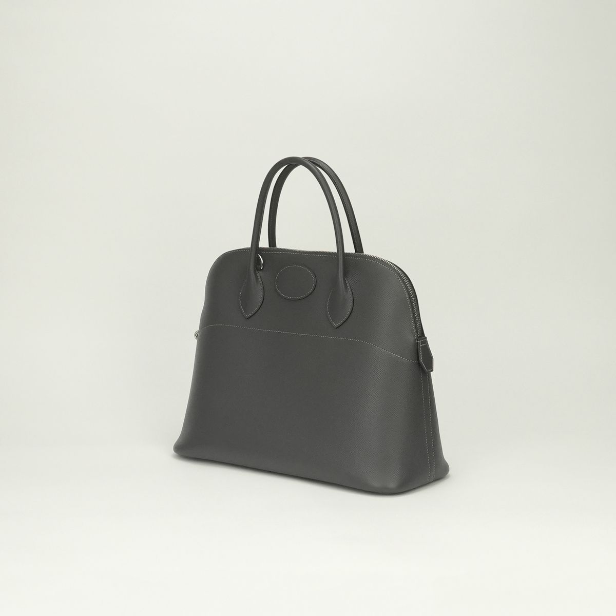 Hermes Bolide 35 Tote Shoulder Bag Epsom Graphite Gray Silver 2-Way Veau — view 2