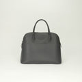 Hermes Bolide 35 Tote Shoulder Bag Epsom Graphite Gray Silver 2-Way Veau
