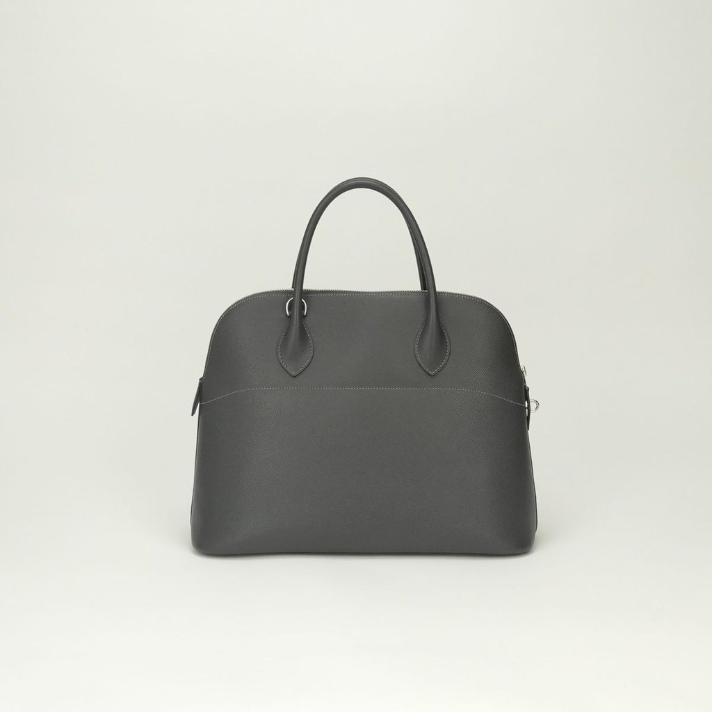 Hermes Bolide 35 Tote Shoulder Bag Epsom Graphite Gray Silver 2-Way Veau — view 3