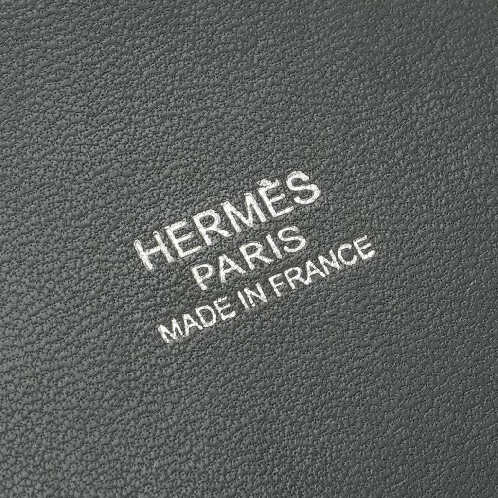 Hermes Bolide 35 Tote Shoulder Bag Epsom Graphite Gray Silver 2-Way Veau — view 7