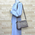 Fendi by the Way Medium Shoulder Bag Leather Brown — view 2
