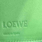 Loewe Trifold Wallet Anagram Leather Green — view 8