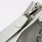Hermes Evelyne TPM Shoulder Bag Taurillon Clemence Gryneve Silver — view 7
