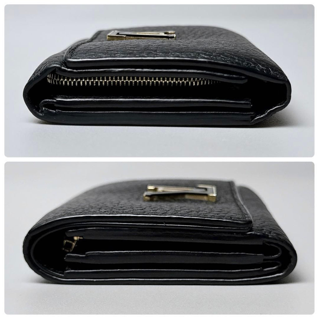 Louis Vuitton Portefeuille Capucines Tiny Black Wallet — view 6