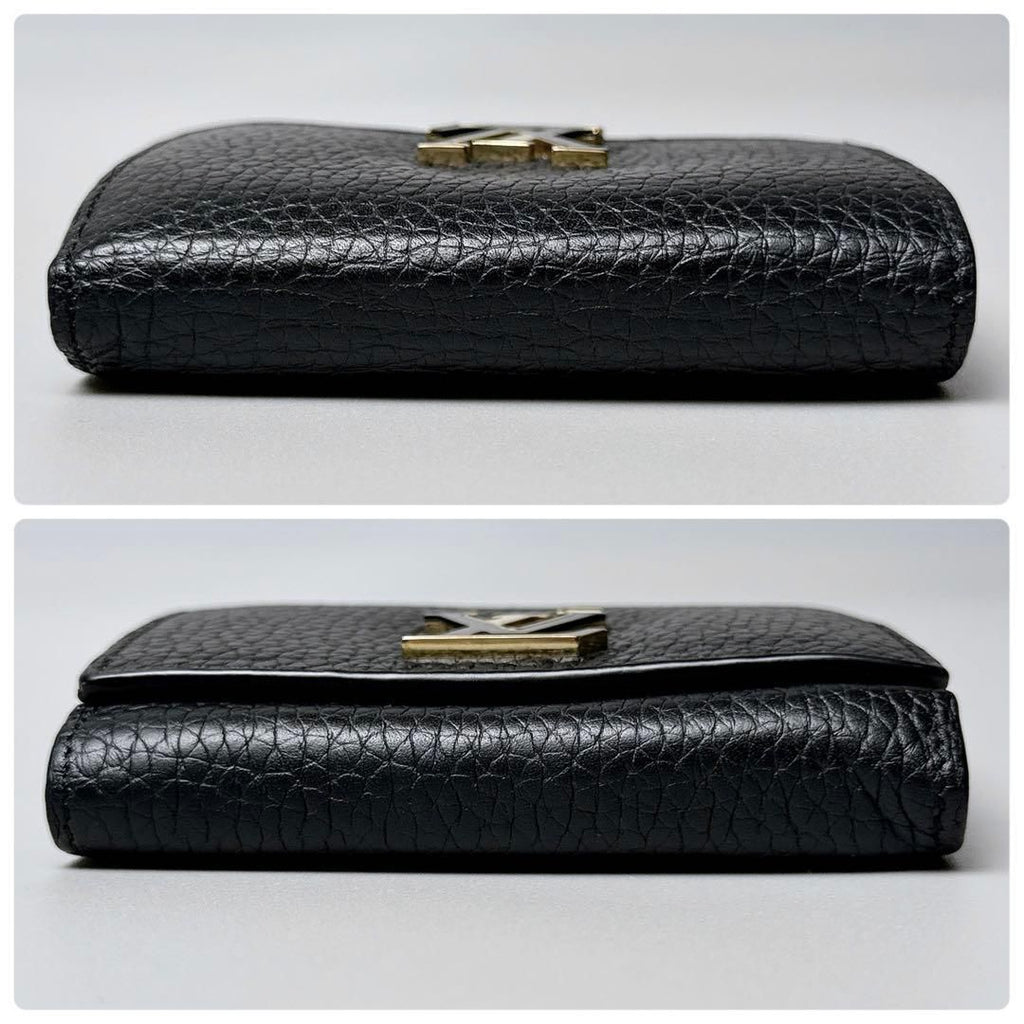 Louis Vuitton Portefeuille Capucines Tiny Black Wallet — view 7