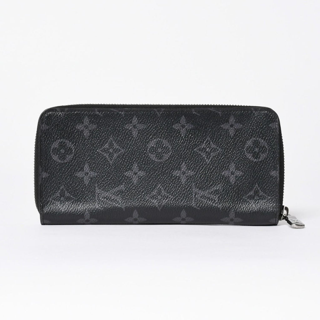 Louis Vuitton Zippy Wallet Vertical Monogram Eclipse Canvas Black Silver — view 2