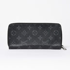 Louis Vuitton Zippy Wallet Vertical Monogram Eclipse Canvas Black Silver — view 2