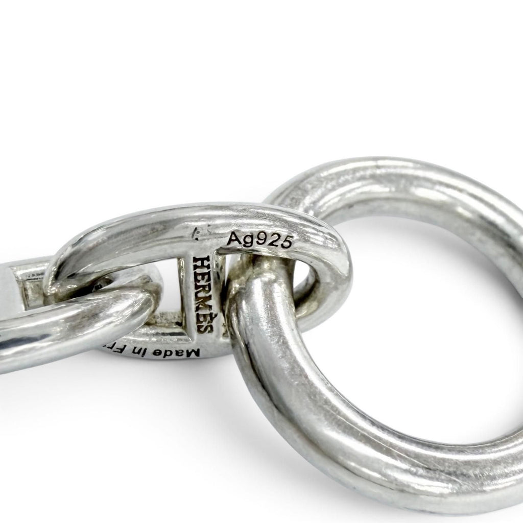 Hermes Chaine D'ancre 24 Links Chain Bracelet Silver — view 5