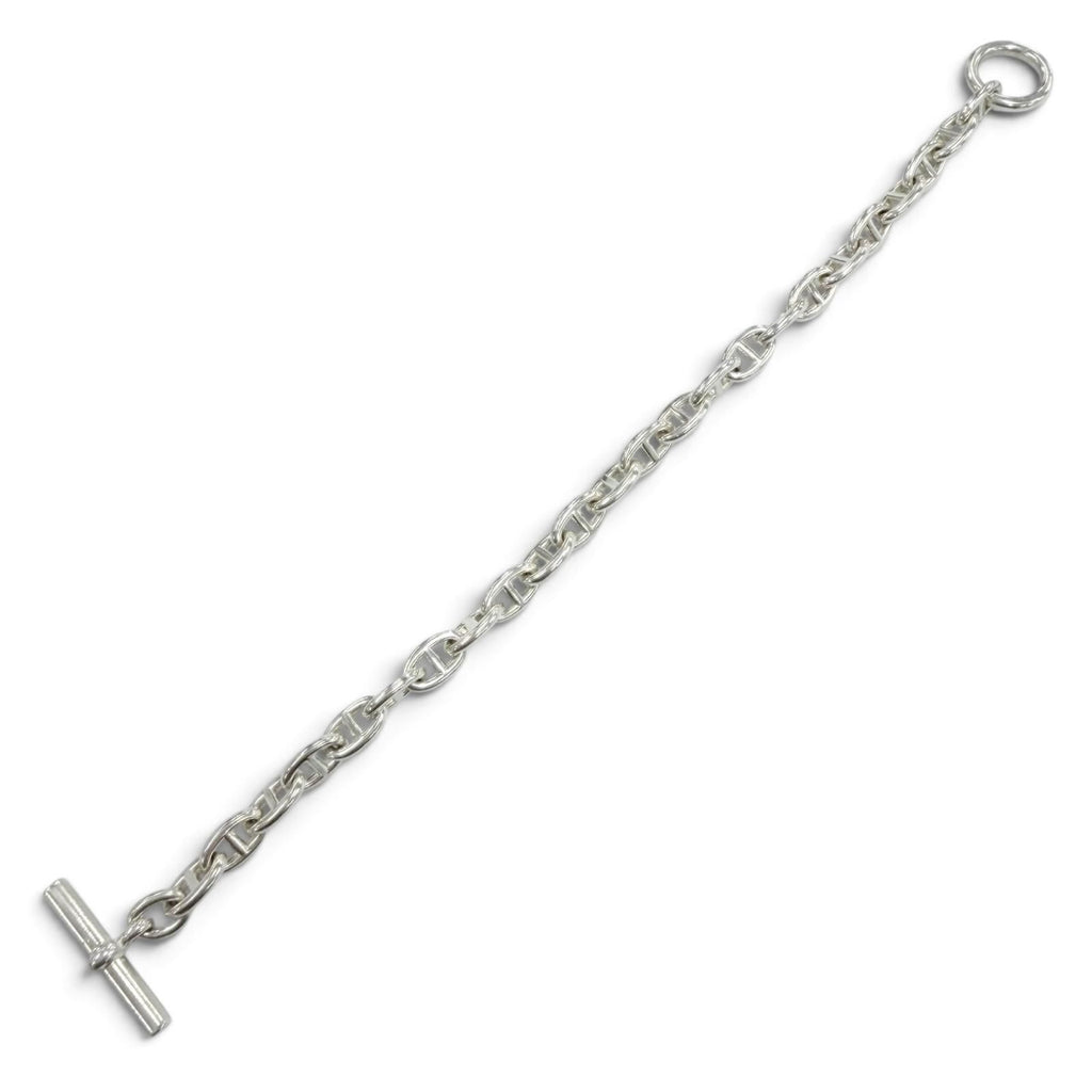Hermes Chaine D'ancre 24 Links Chain Bracelet Silver — view 2