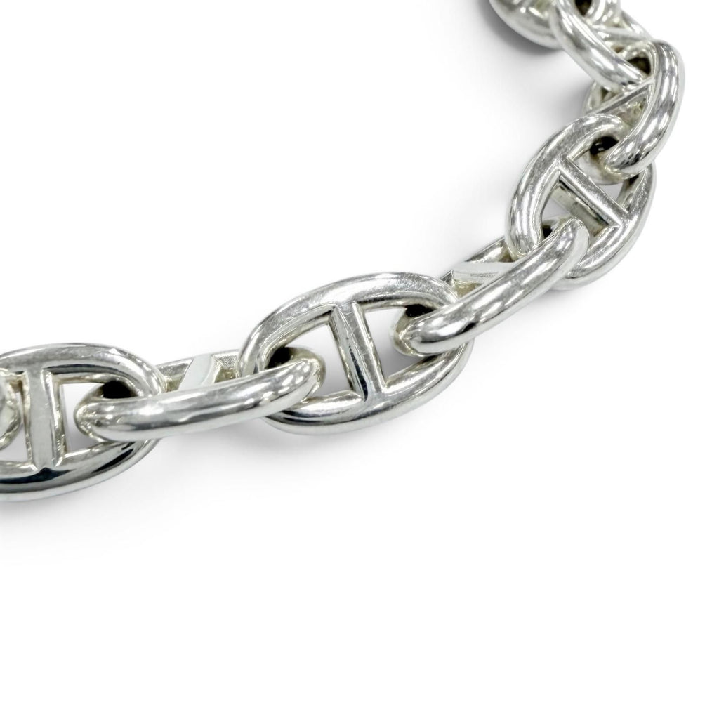 Hermes Chaine D'ancre 24 Links Chain Bracelet Silver — view 3