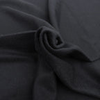 Hermes Cashmere 100% Logo Embroidery Large Shawl Scarf with Fringe Black — view 7