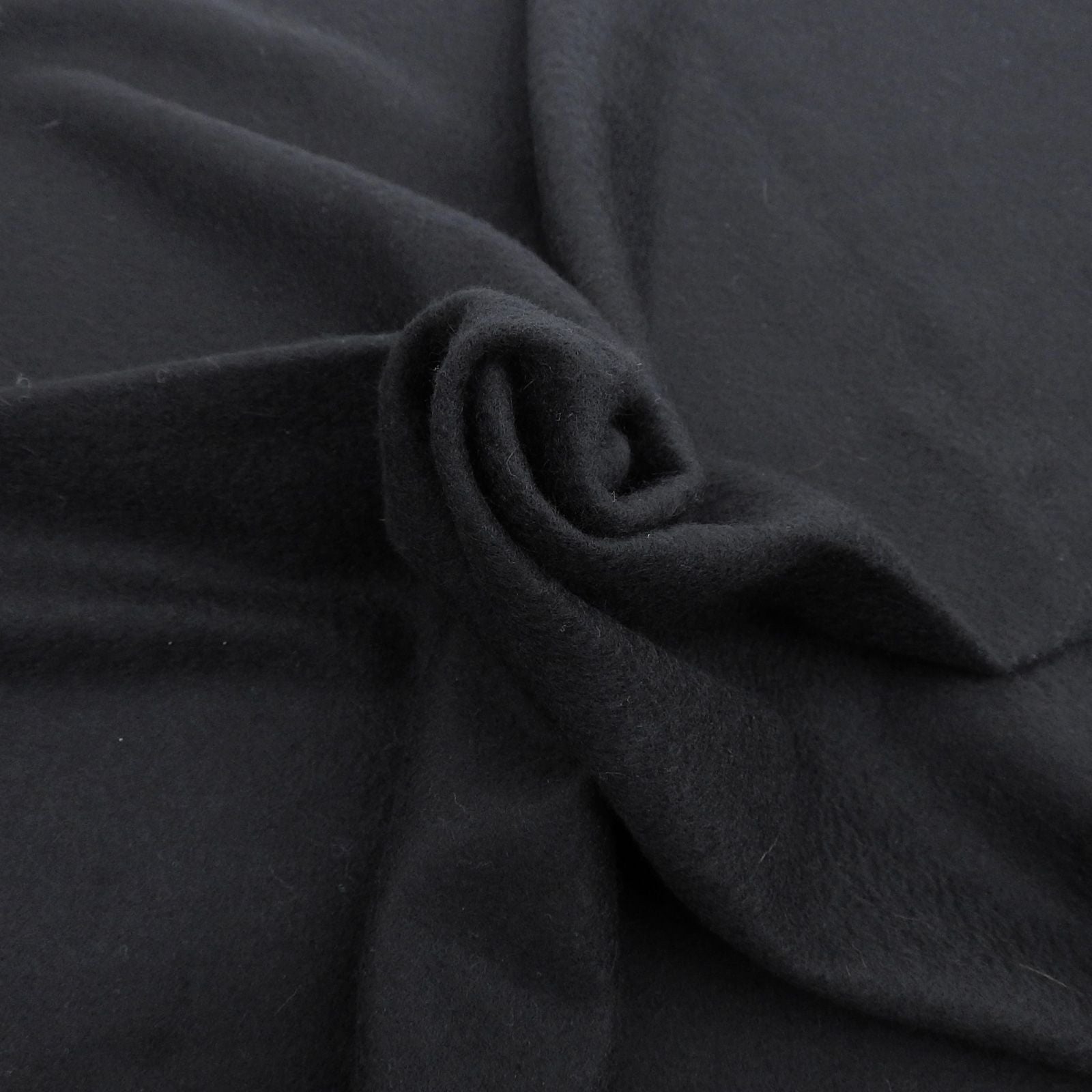 Hermes Cashmere 100% Logo Embroidery Large Shawl Scarf with Fringe Black — view 7