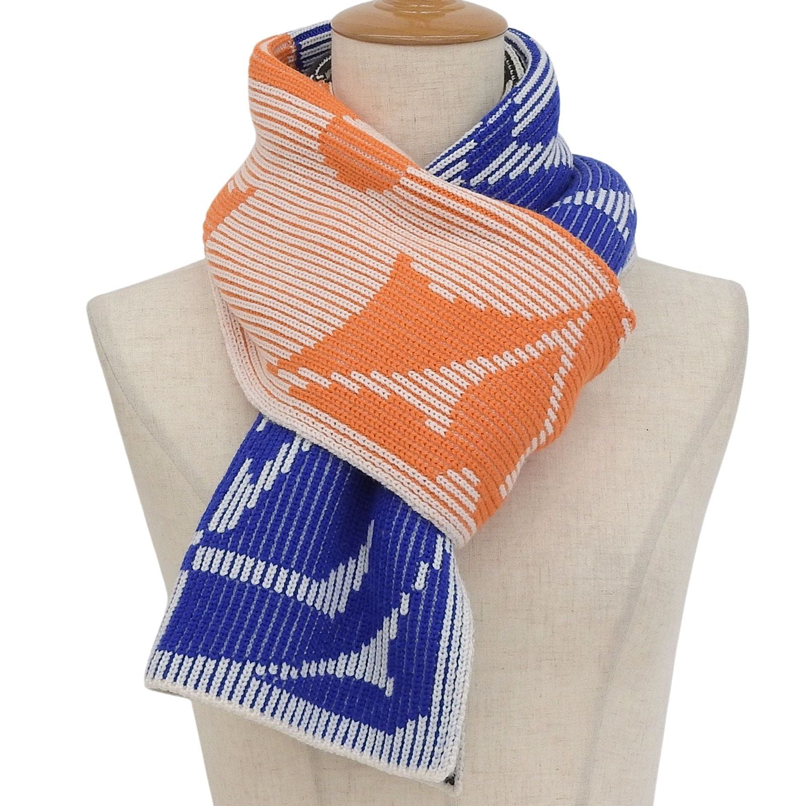 Louis Vuitton Echarpe Rib Flower Wool 100% Knit Shawl Scarf Multi Sweater — view 2