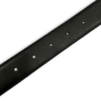 Chanel Vintage CC Logo Leather Belt Black Gold 65/26 — view 7