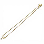 Dior Petit CD Necklace Rhinestone Pendant Gold — view 5