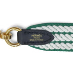 Hermes Canvas Leather Gold Bandouliere Sangre Cordage 25 Shoulder Strap — view 5