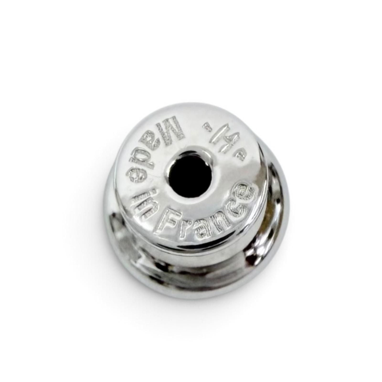Hermes Mini Maillon Silvery Chaine D'ancre Earrings Silver Black — view 7
