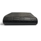 Celine Calfskin Triomphe Embossed Compact Wallet Bifold Black — view 3