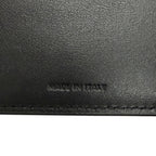 Celine Calfskin Triomphe Embossed Compact Wallet Bifold Black — view 8