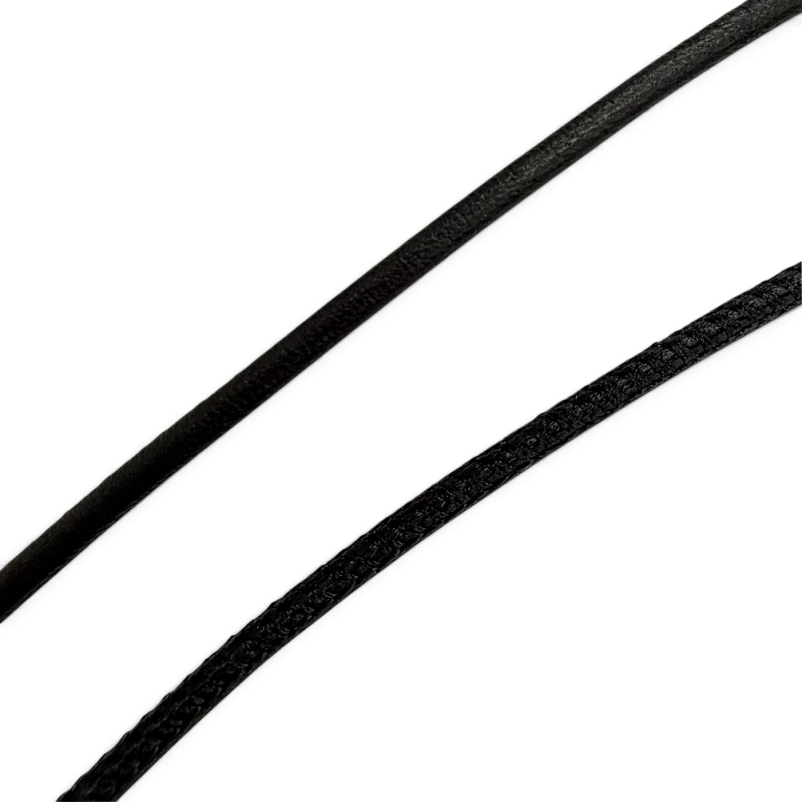Hermes Loop Grand Gold Leather Pendant Black — view 6