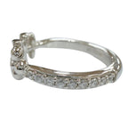 Louis Vuitton Ring LV Iconic Rhinestone Silver M JP — view 3