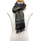 Louis Vuitton Echarpe Cardiff Wool Angora Circle Logo Scarf — view 2
