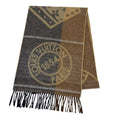 Louis Vuitton Echarpe Cardiff Wool Angora Circle Logo Scarf
