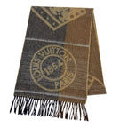 Louis Vuitton Echarpe Cardiff Wool Angora Circle Logo Scarf
