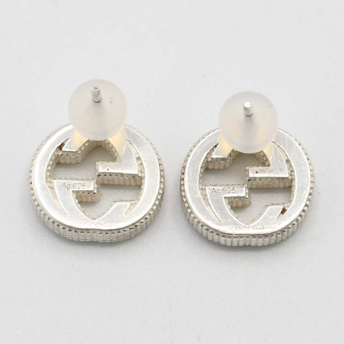 Gucci Earrings Interlocking G 925 Back Third Party Bag — view 7