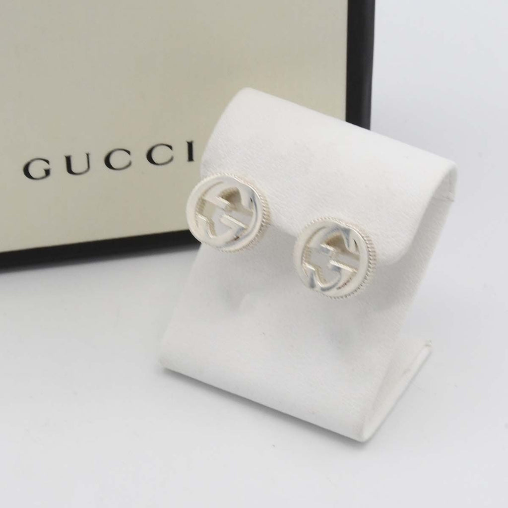 Gucci Earrings Interlocking G 925 Back Third Party Bag — view 8