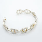 Hermes Bangle Enchainee Chaine D'ancre 925 Sterling Silver Bracelet — view 2