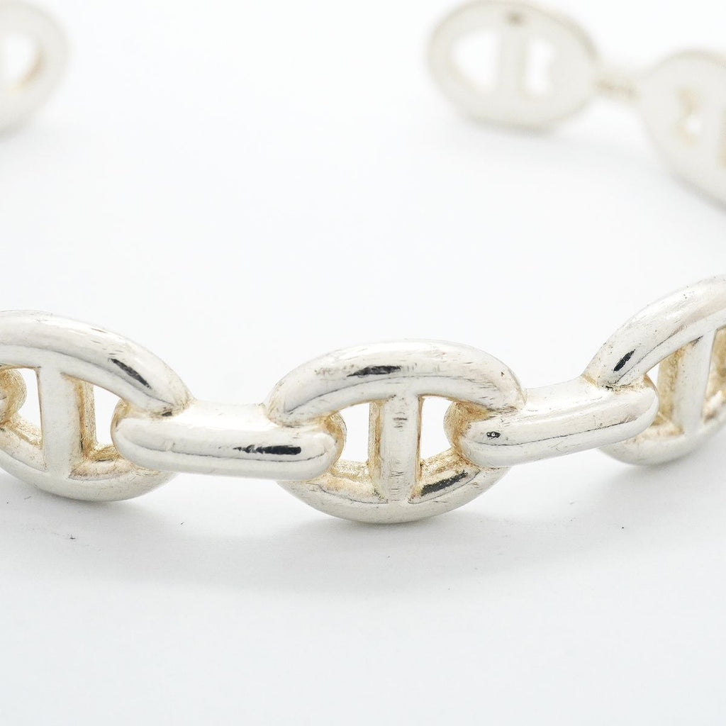 Hermes Bangle Enchainee Chaine D'ancre 925 Sterling Silver Bracelet — view 7