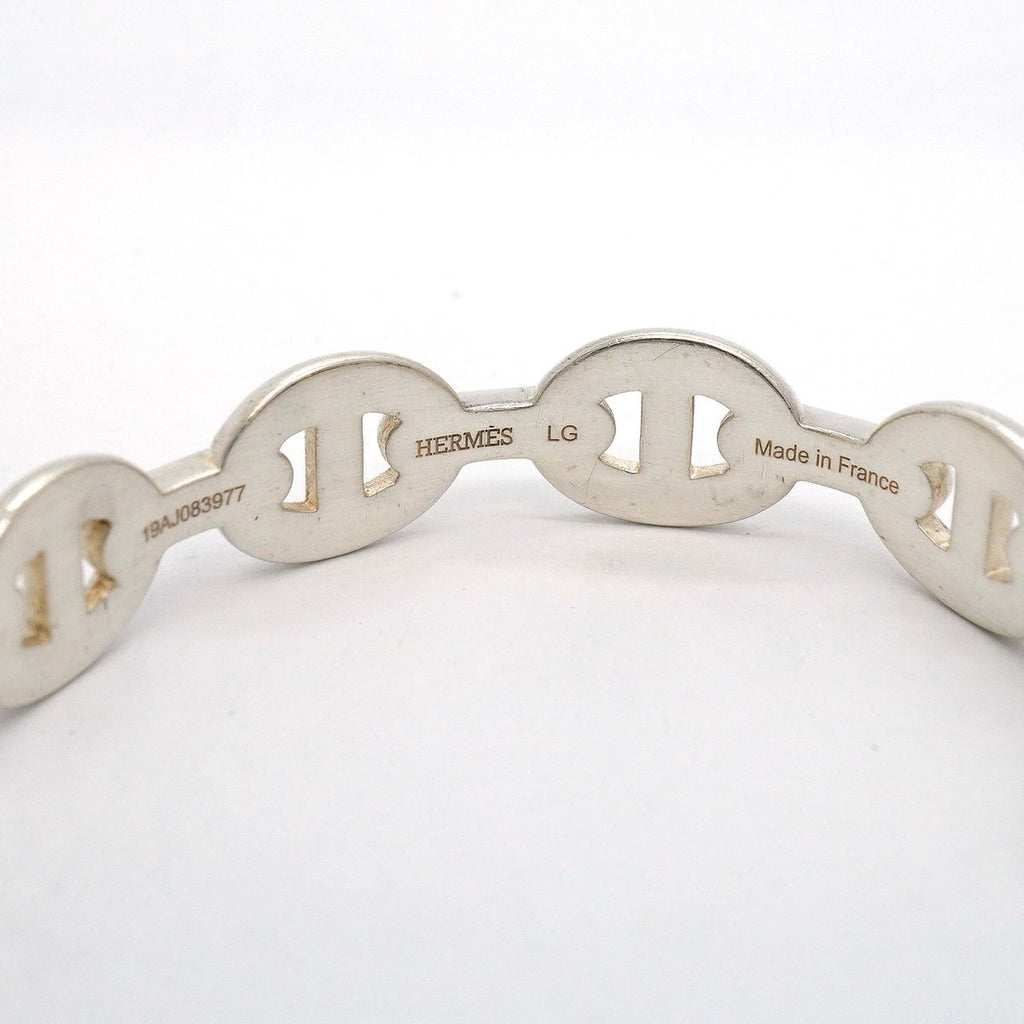 Hermes Bangle Enchainee Chaine D'ancre 925 Sterling Silver Bracelet — view 5