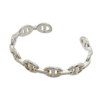 Hermes Bangle Enchainee Chaine D'ancre 925 Sterling Silver Bracelet