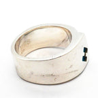 Hermes Ring Candy 925 Sterling Silver Blue — view 8